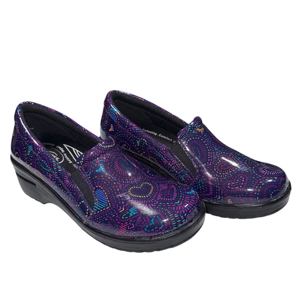 Easy Works By Easy Street Leeza Purple Slip-On Clog Women's Size 9.5 M - Picture 4 of 16